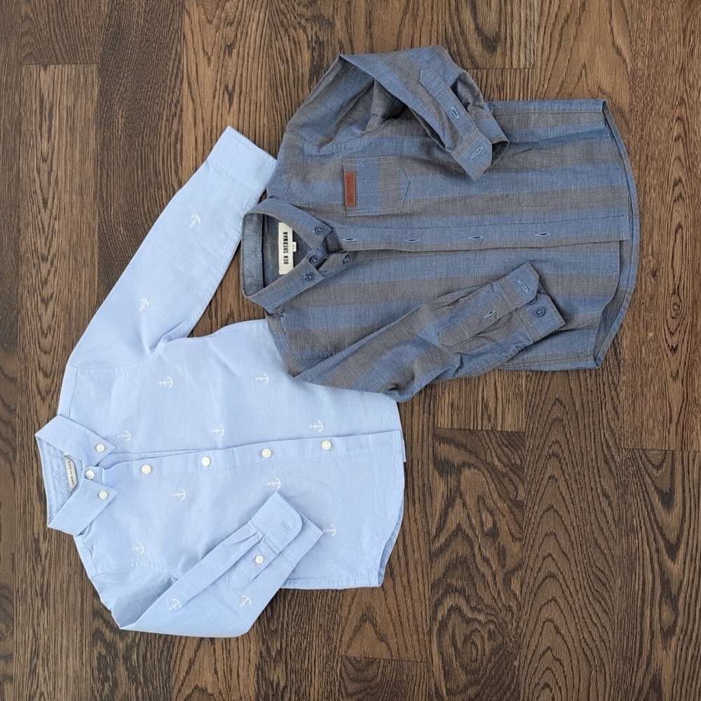 Toddler boys bundle of 2 dress shirts